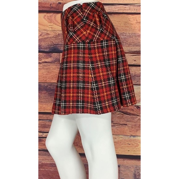 SPORT ADA Women's S (SZ 36) Wool Blend Pleated Skirt - Picture 4 of 8